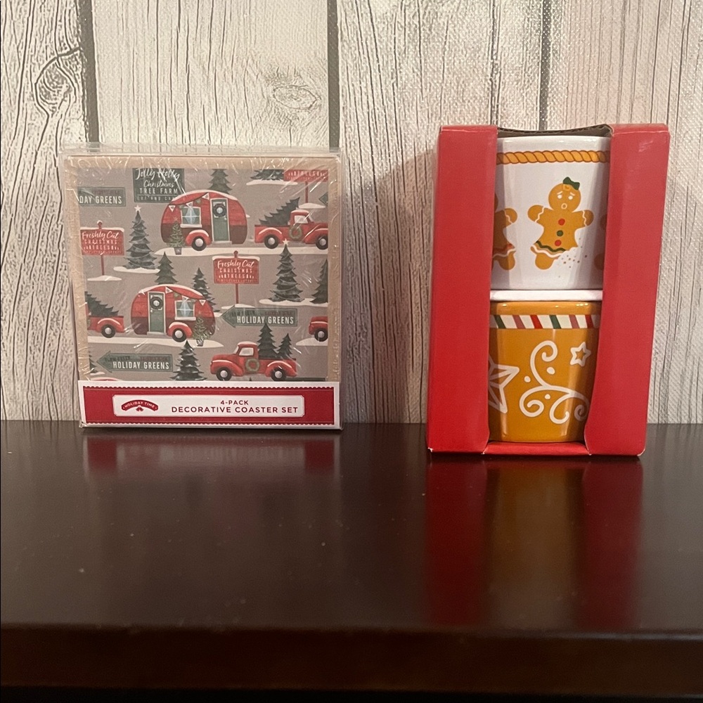 Holiday Coaster and Mug Set